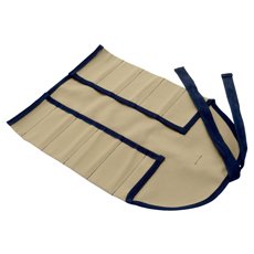 9-Pocket Heavy Duty Canvas Tool Roll - Durable Organizer for Wrenches, Screwdrivers & DIY Tools - Perfect for Mechanics, Carpenters & Home Workshops