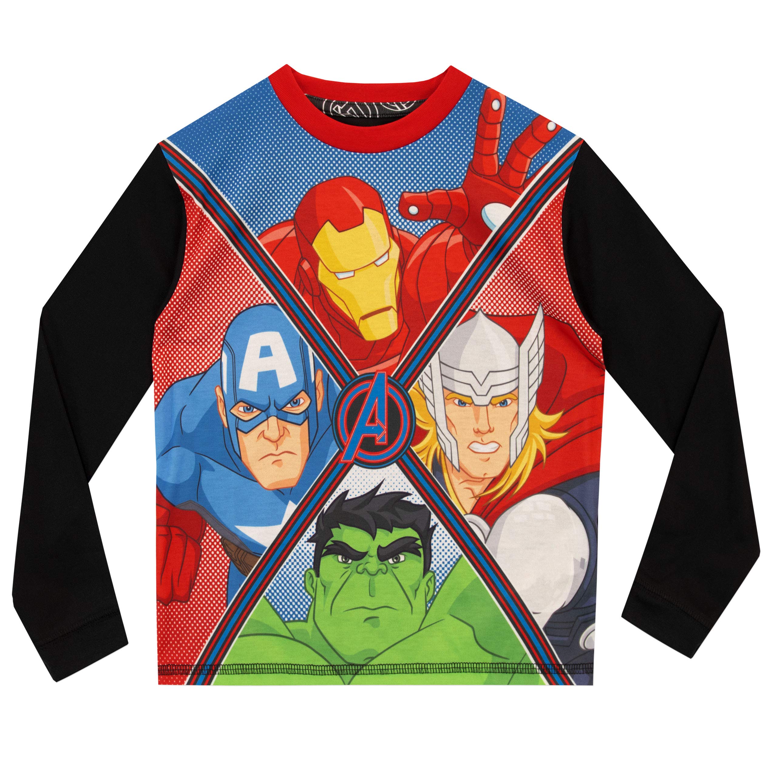 Marvel Avengers Boys' Pajama Set - Iron Man, Captain America, Thor & Hulk Superhero Sleepwear for Kids | Perfect for Bedtime, Sleepovers & Superhero Adventures