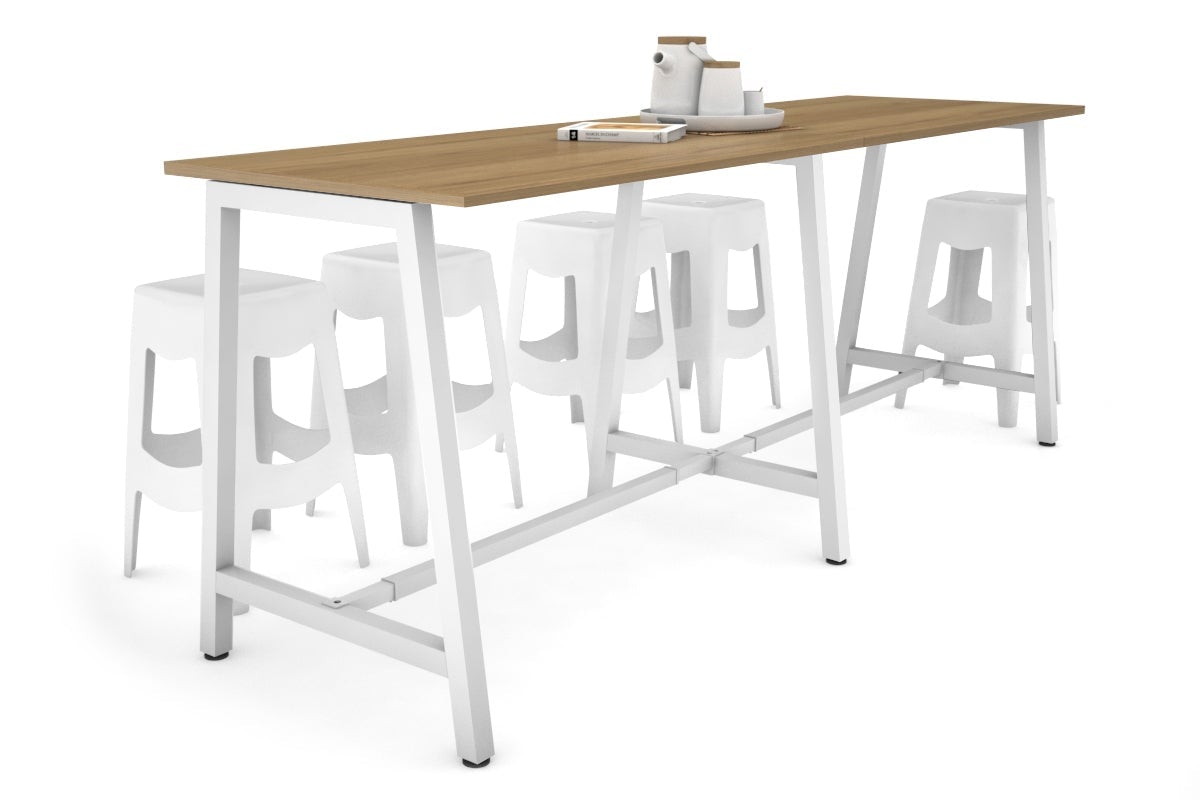 Quadro A Legs Large Counter Table 2400L x 700W - Heavy Duty Metal Frame for Restaurant, Bar, Kitchen & Commercial Use