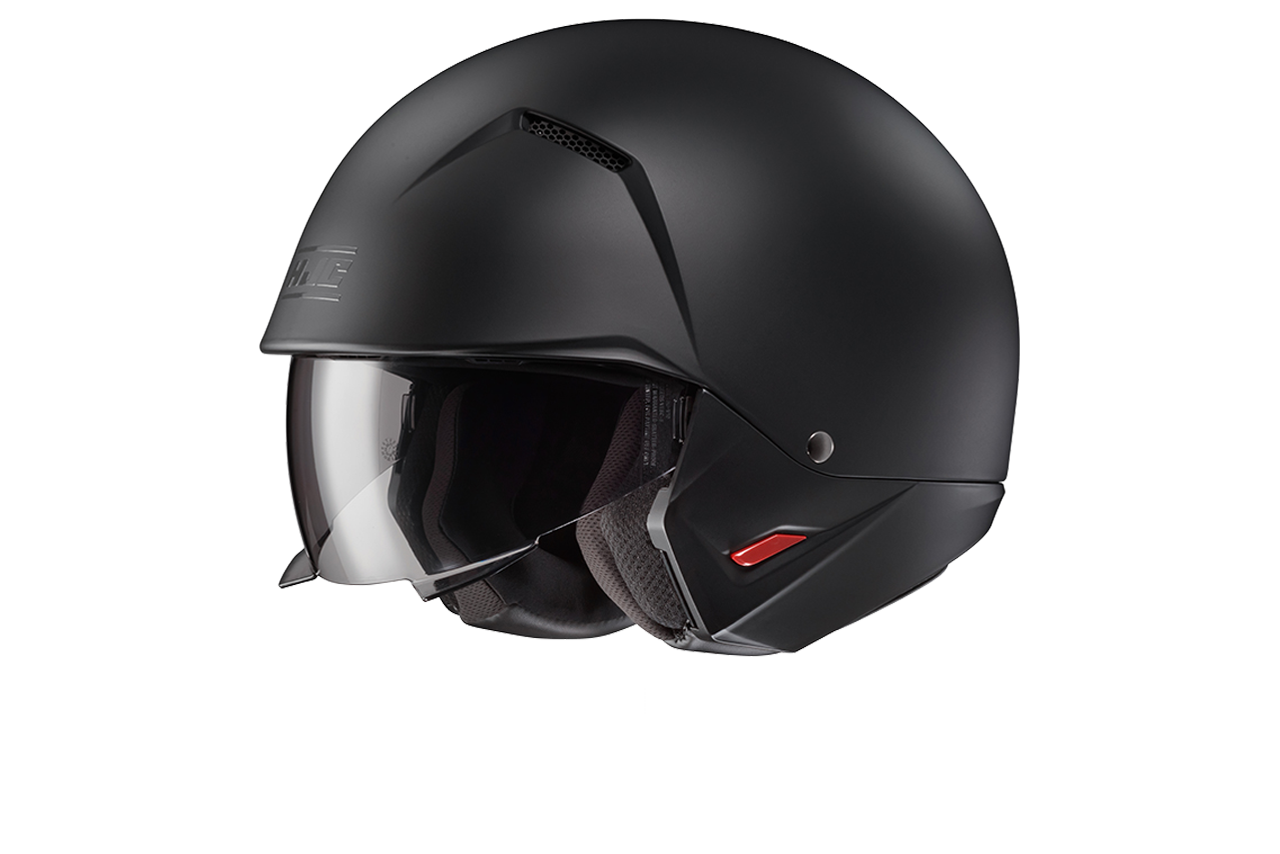 HJC I20 Matte Black Motorcycle Helmet - DOT Certified Full Face Helmet for Men & Women - Lightweight & Comfortable for Street Biking, Racing, and Commuting