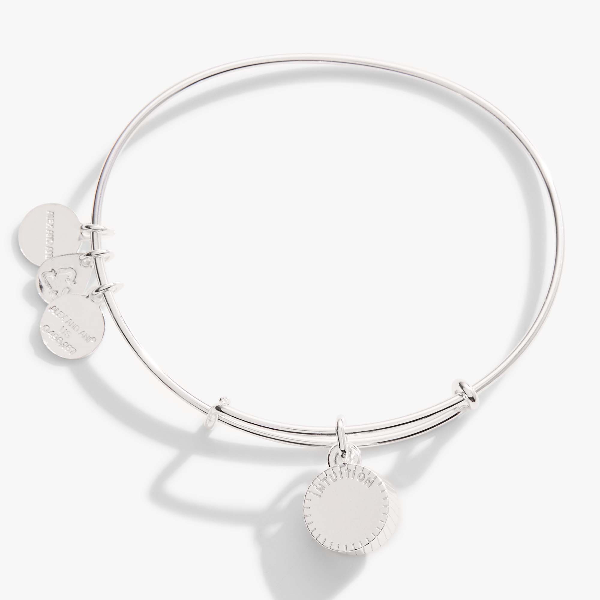 February Birthstone Charm Bangle - Genuine Amethyst Jewelry for Women | Perfect Gift for Valentine's Day, Anniversary & Special Occasions