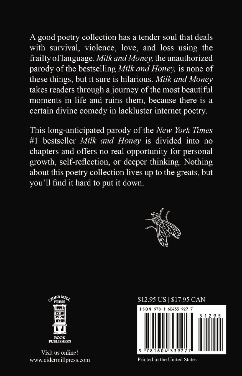 Milk and Money: A Parody - Funny Satirical Book for Adults | Perfect for Gifts, Office Humor & Coffee Table Decor