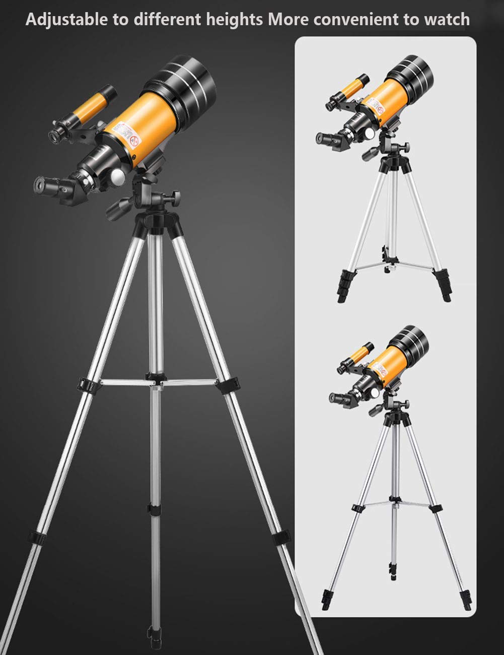 Professional Astronomical Telescope with Tripod - High Power Zoom Monocular for Kids & Adult Beginners | Perfect for Stargazing, Bird Watching & Outdoor Exploration