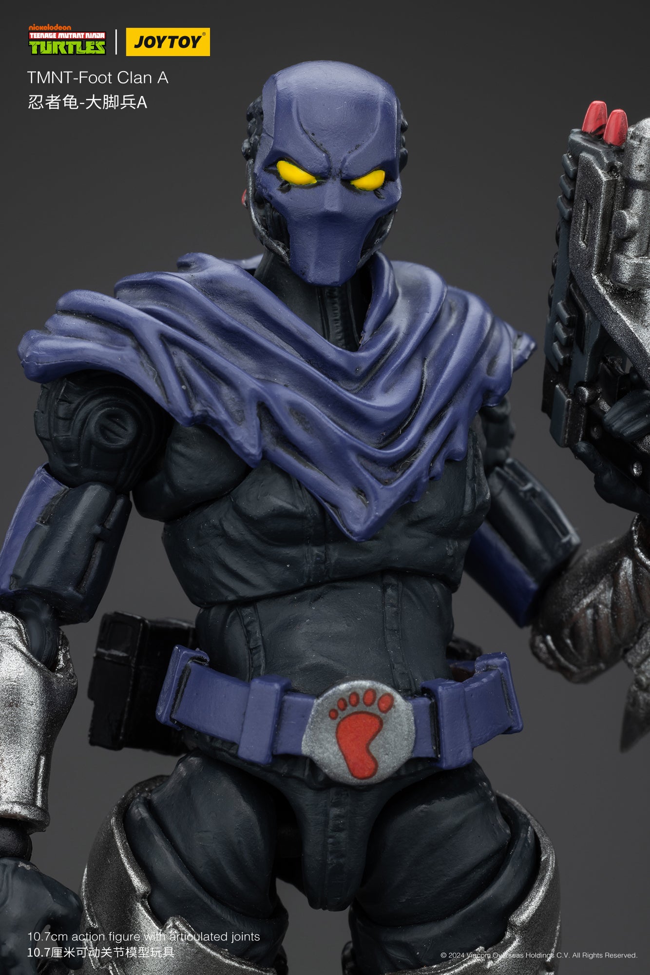 1/18 JOYTOY TMNT Shredder Foot Clan Action Figure - Collectible Ninja Turtle Villain Toy for Display & Play - Perfect for TMNT Fans, Collectors & Gift Giving