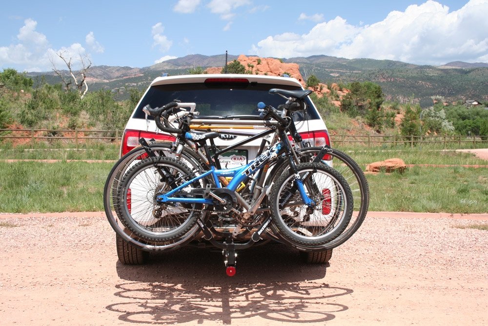 Let's Go Aero BikeWing-T4 4-Bike Tilt & Fold Hitch Rack - Heavy Duty Bike Carrier for Trucks & SUVs - Perfect for Road Trips, Camping & Outdoor Adventures (BBR260)