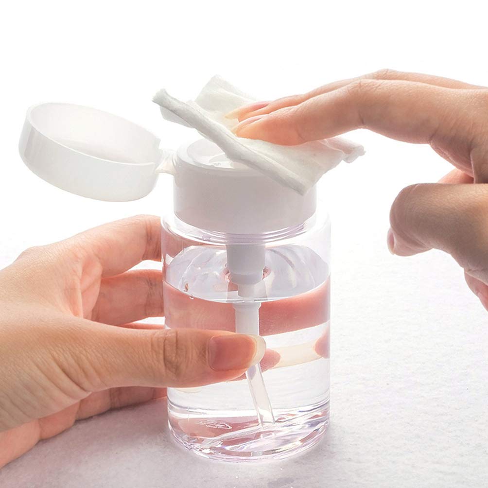 Beaupretty 4-Pack Mini Travel Bottles with Pump Dispenser - 2oz Refillable Leak-Proof Containers for Lotion, Hand Soap, Shampoo & Cosmetic Foam | Perfect for Toiletries, Makeup Remover & Travel Accessories (White)