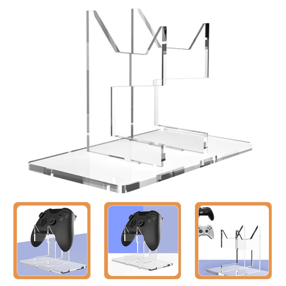 iplusmile Transparent Gamepad Stand - Acrylic Controller Holder for Gaming Setup