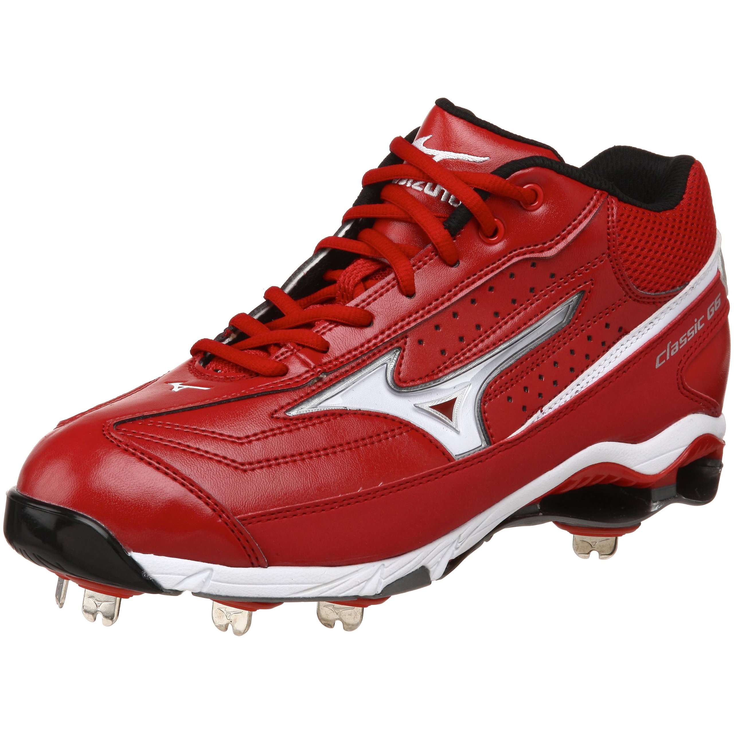 Mizuno Men's G6 Mid Switch Baseball Cleats with 9 Spikes - Lightweight & Durable for Baseball, Softball & Training - Perfect for Games, Practice & Field Sports