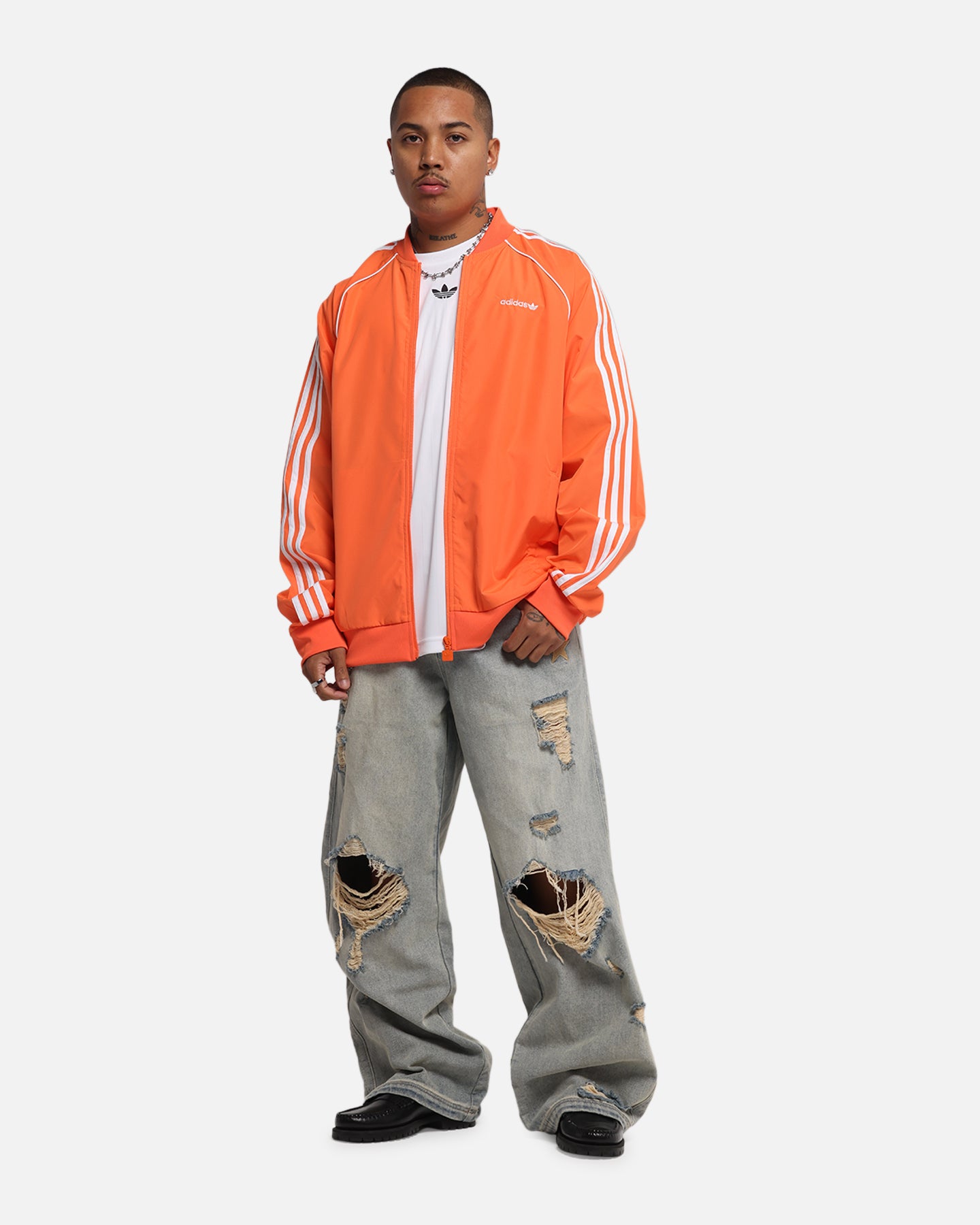 Adidas Archive Track Jacket for Men & Women - Orange Retro Running Jacket with Zip Front | Perfect for Running, Gym Workouts & Streetwear Fashion
