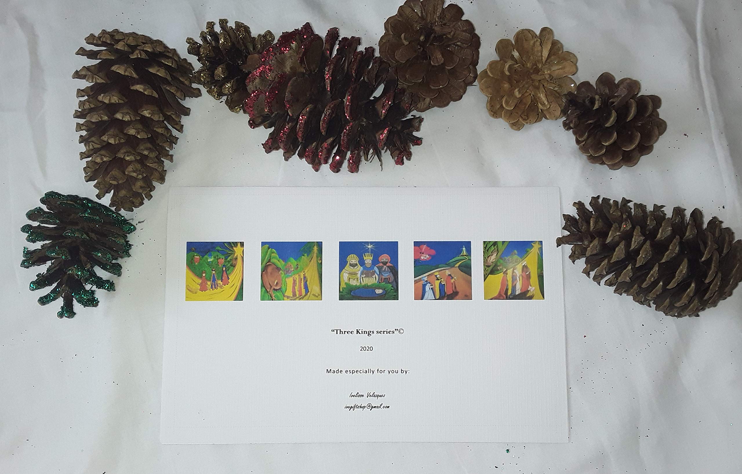 Puerto Rican Christmas Nativity Scene Greeting Cards - 10 Assorted Three Wise Men Holiday Cards (5x4 inches) - Perfect for Holiday Gifts, Party Invitations & Cultural Souvenirs