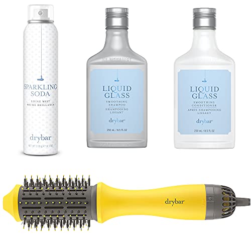 Drybar Manhattan Double Shot Blowout Styling Kit - Professional Hair Styling Tools for Salon-Quality Blowouts at Home | Perfect for Parties, Weddings & Everyday Styling