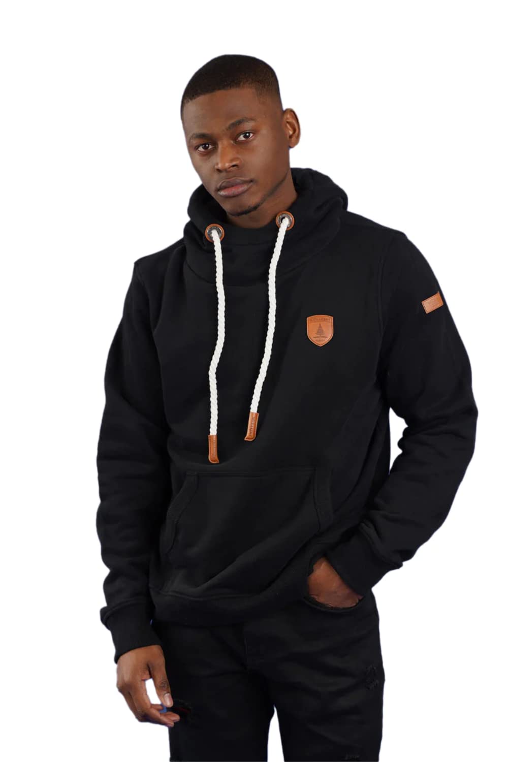 Wanakome Men's Cascade Hoodie - Lightweight Fleece Pullover for Casual Wear, Outdoor Activities & Gym - Comfortable & Stylish Sweatshirt for Men