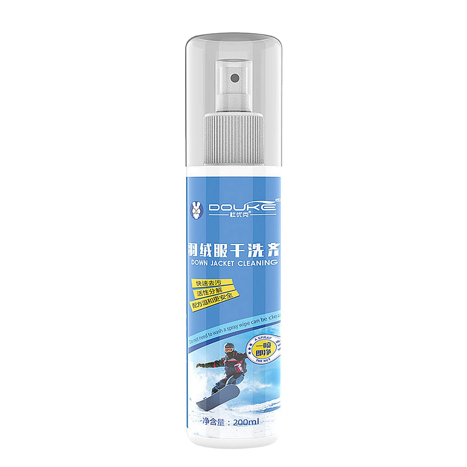 Waterless Dry Cleaning Spray for Clothes & Shoes - Stain Remover for Travel & Outdoor