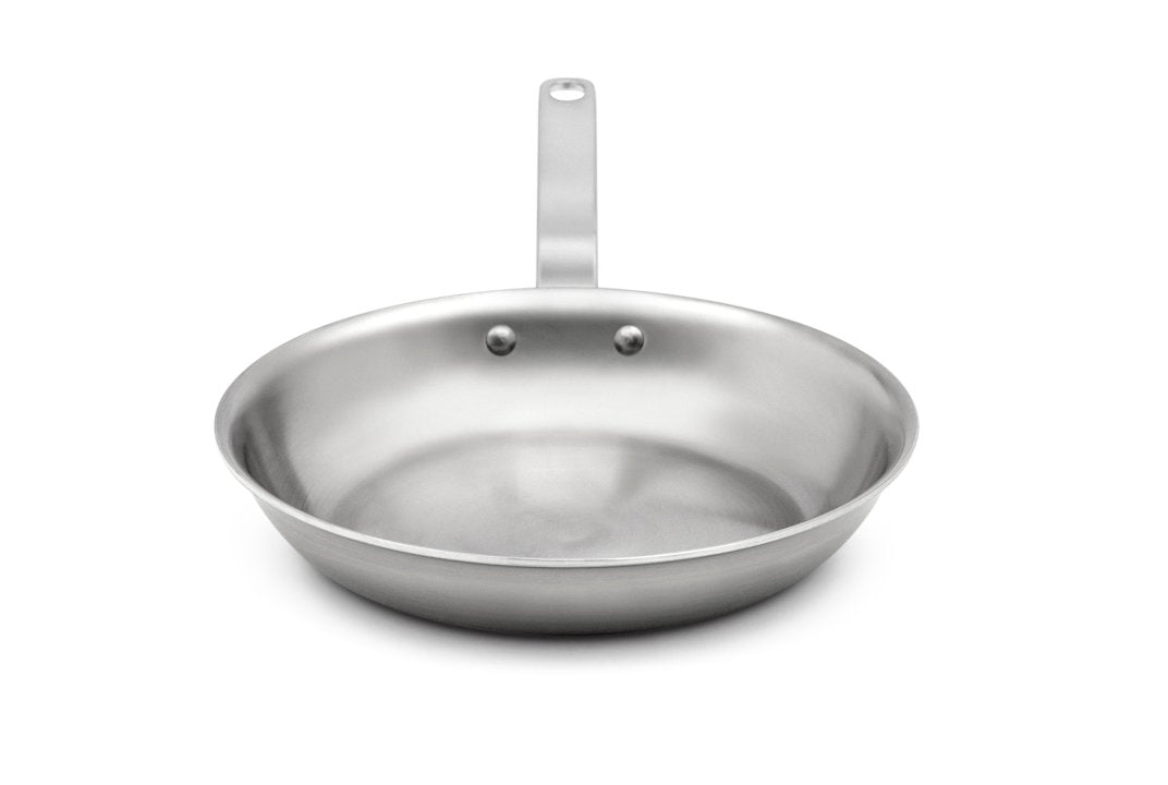 Vollrath Tribute 8-Inch Tri-Ply Stainless Steel Fry Pan - Professional Restaurant-Grade Cookware for Sautéing, Frying & Perfect Browning