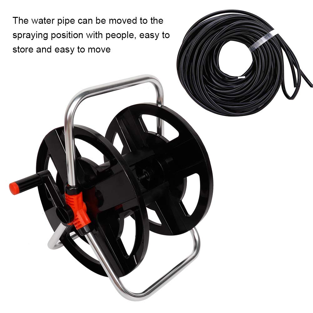 Portable Hose Reel for Gardening - Easy Move Water Hose Holder for Outdoor & Farm Use