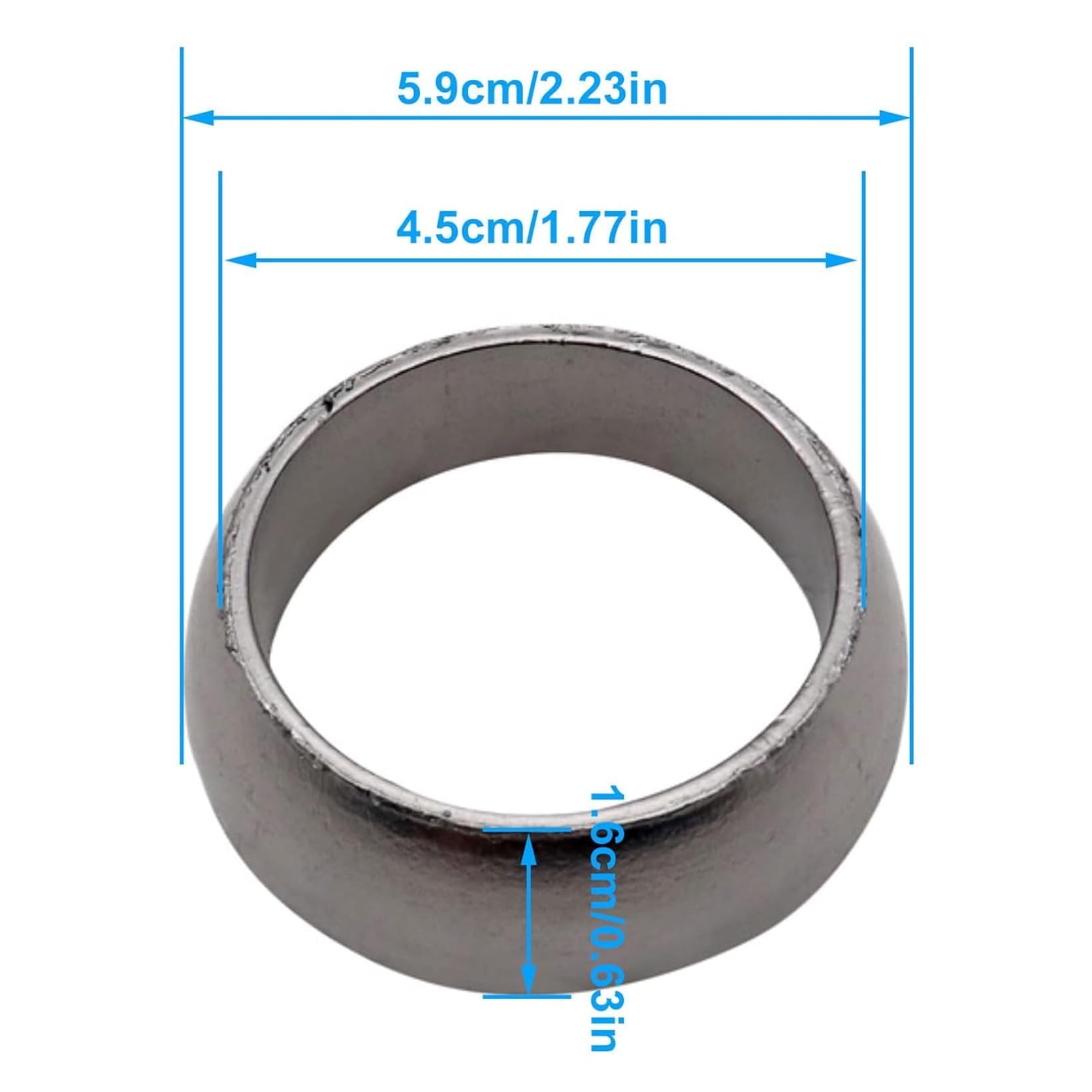 High-Performance NLQR Exhaust Gasket Donut Seal Compatible with Polaris RZR, Sportsman, Ranger 700 800 900 Crew & XP 2003-2017 Models - Perfect for Off-Road ATV & UTV Maintenance and Repair (Replaces OEM #3610047)