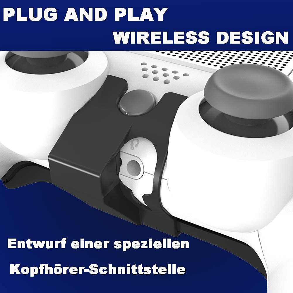 COITROZR PS4 Controller Paddles - Strike Pack & Back Button Attachment for PS4 Gamepad | Enhance Gaming Performance for FPS, Racing & Competitive Play