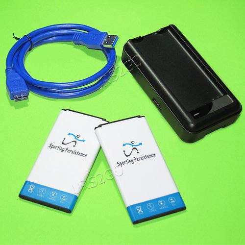 6190mAh Rechargeable Battery for Sprint Samsung Galaxy S5 SM-G900P - High Capacity Extended Battery with USB 3.0 Fast Charging Cable - Perfect for Travel, Outdoor Activities & Daily Use