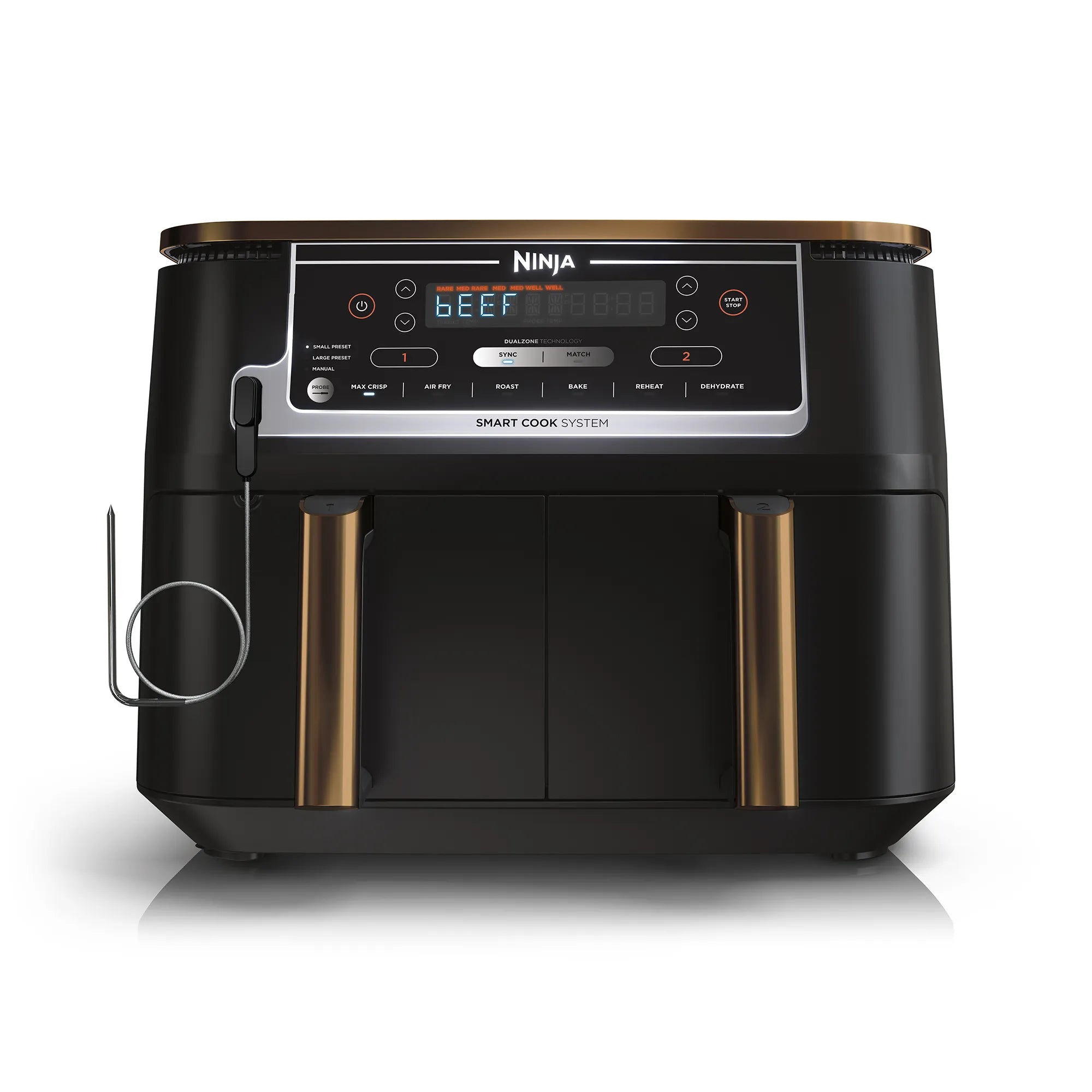 Ninja Foodi Max XXXL Smart Dual Zone 9.5L Air Fryer - Large Capacity Air Fryer Oven with 2 Independent Baskets, Digital Touchscreen - Perfect for Family Cooking, Healthy Meals & Party Snacks