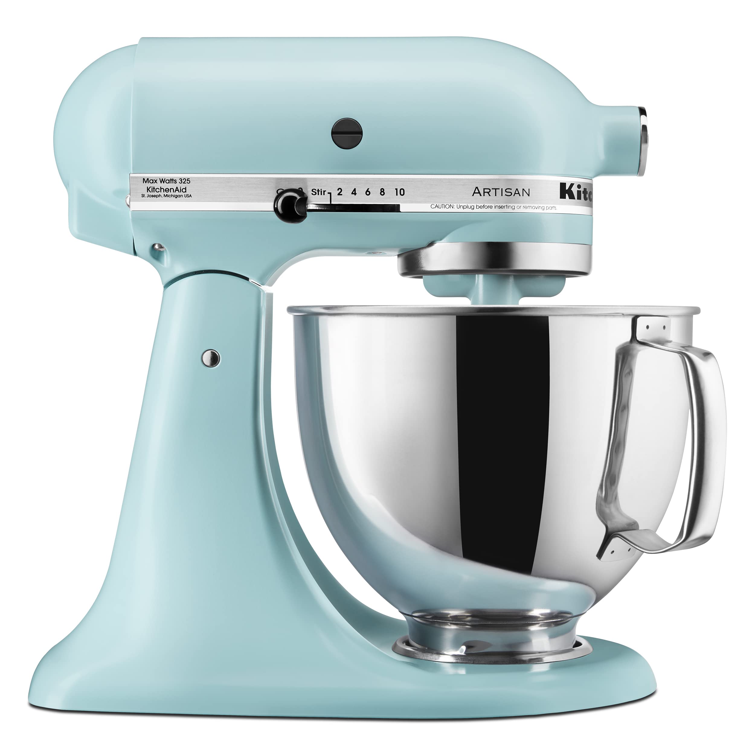 KitchenAid Artisan Series 5 Quart Tilt-Head Stand Mixer with Pouring Shield - KSM150PS in Mineral Water Color - Perfect for Baking Bread, Cookies & Cakes at Home