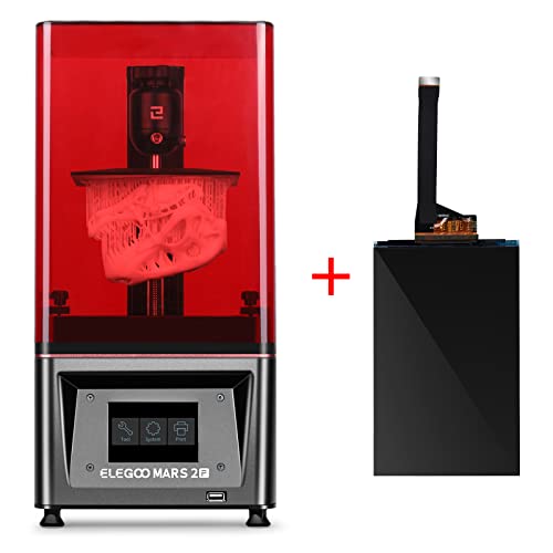 ELEGOO Mars 2 Pro Mono MSLA 3D Printer with 6.08