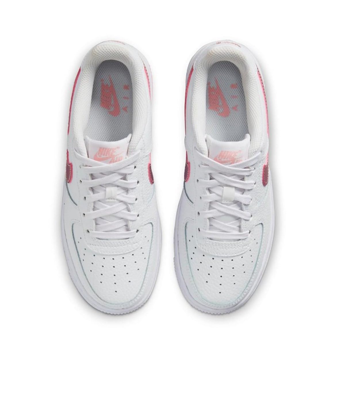 Nike Air Force 1 White Pink Glaze Sneakers for Girls (GS) - Style CT3839-104 | Casual Wear, School, Sports & Fashion Outfits
