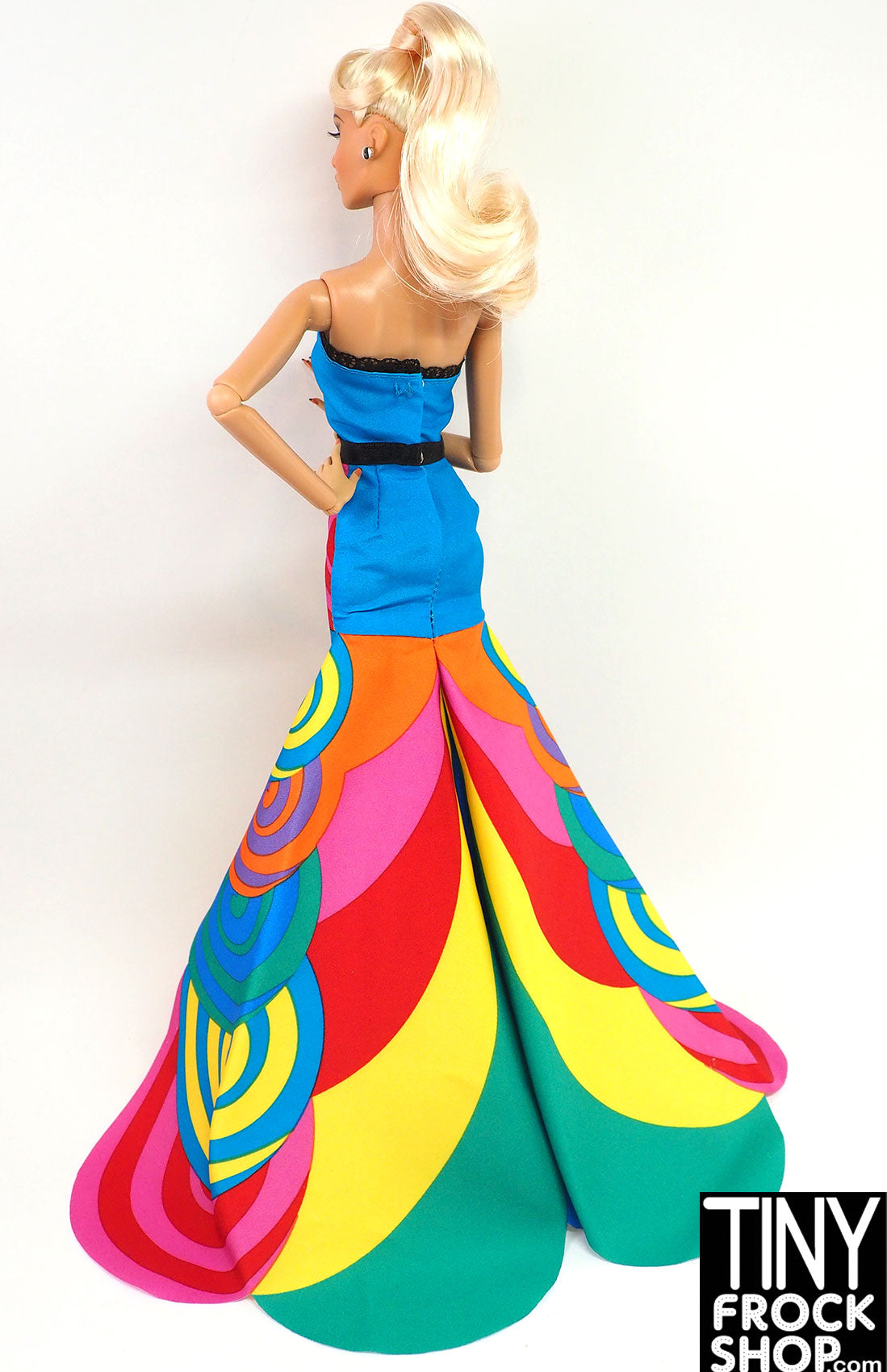 12-Pack Fashion Doll Candy Bar Print Dresses - Cute Outfits for Barbie & 18