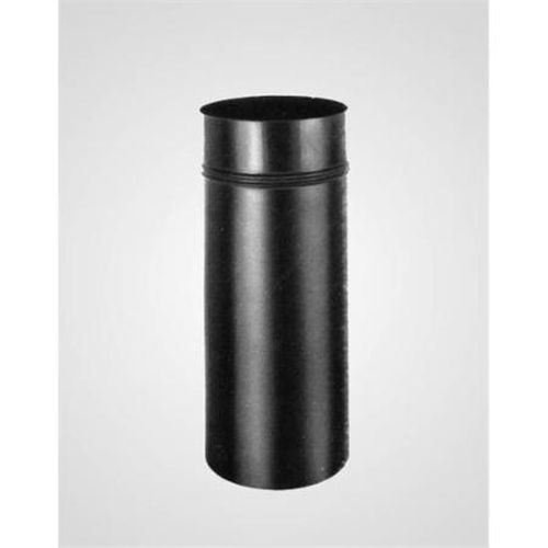 Lindeman 8-Inch Black Drip-Free Adapter with Snap Lock - Perfect for Leak-Proof Plumbing Connections in Kitchens & Bathrooms