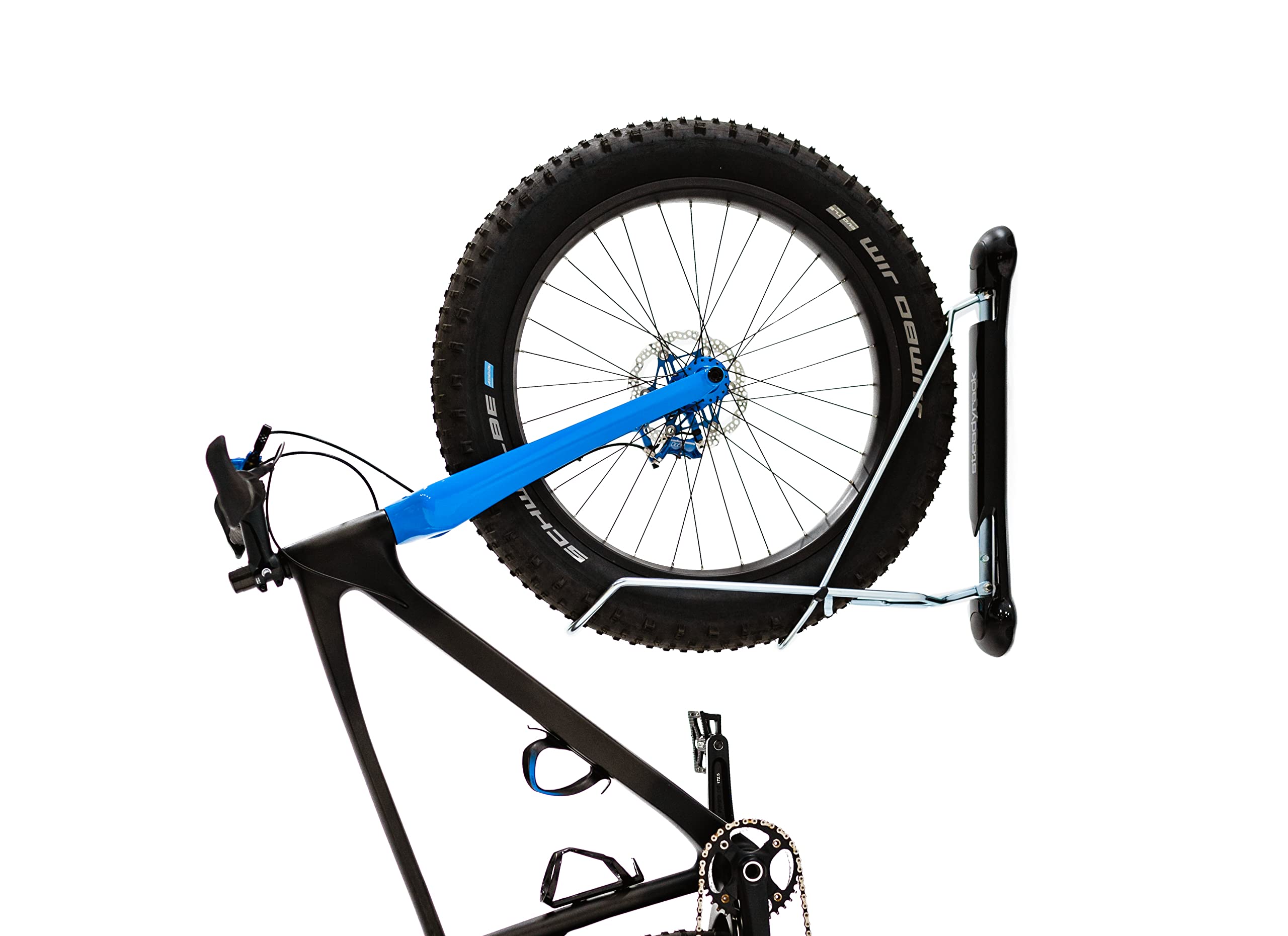 Steadyrack Bike Racks - Fat Rack - Wall Mounted Bike Storage Solution for Home, Garage, or Bike Park - Perfect for Mountain Bikes, Road Bikes, and E-Bikes - Space Saving Vertical Bike Holder for Indoor and Outdoor Use