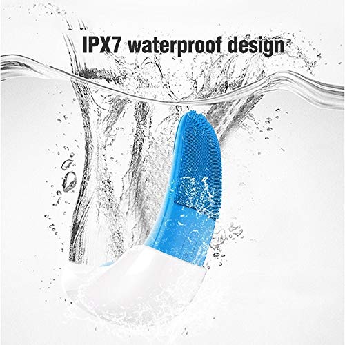 Rechargeable Electric Silicone Facial Cleansing Brush for Deep Pore Cleansing - Perfect for Daily Skincare Routine & Travel