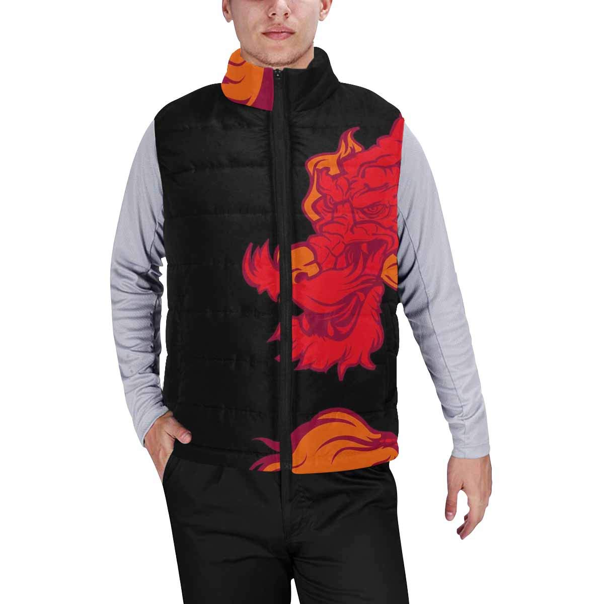 InterestPrint Men's Soft Full Zip Sleeveless Jacket - Lightweight Running & Hiking Vest for Outdoor Activities - Perfect for Gym, Jogging and Casual Wear