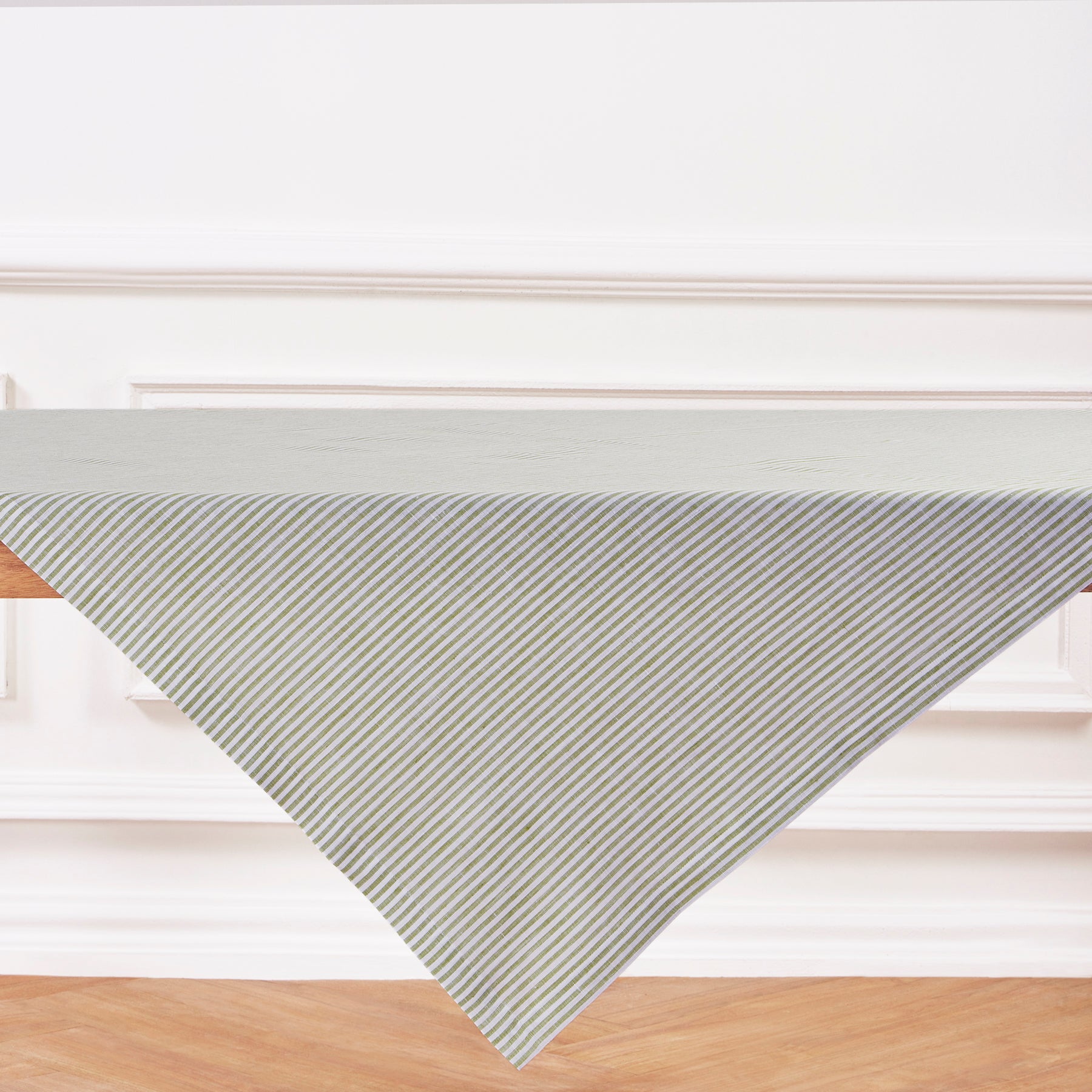 Elegant Narrow Stripe Table Throw - Stylish Cotton Table Runner for Dining Room Decor, Wedding & Holiday Table Setting - 16x72 Inches