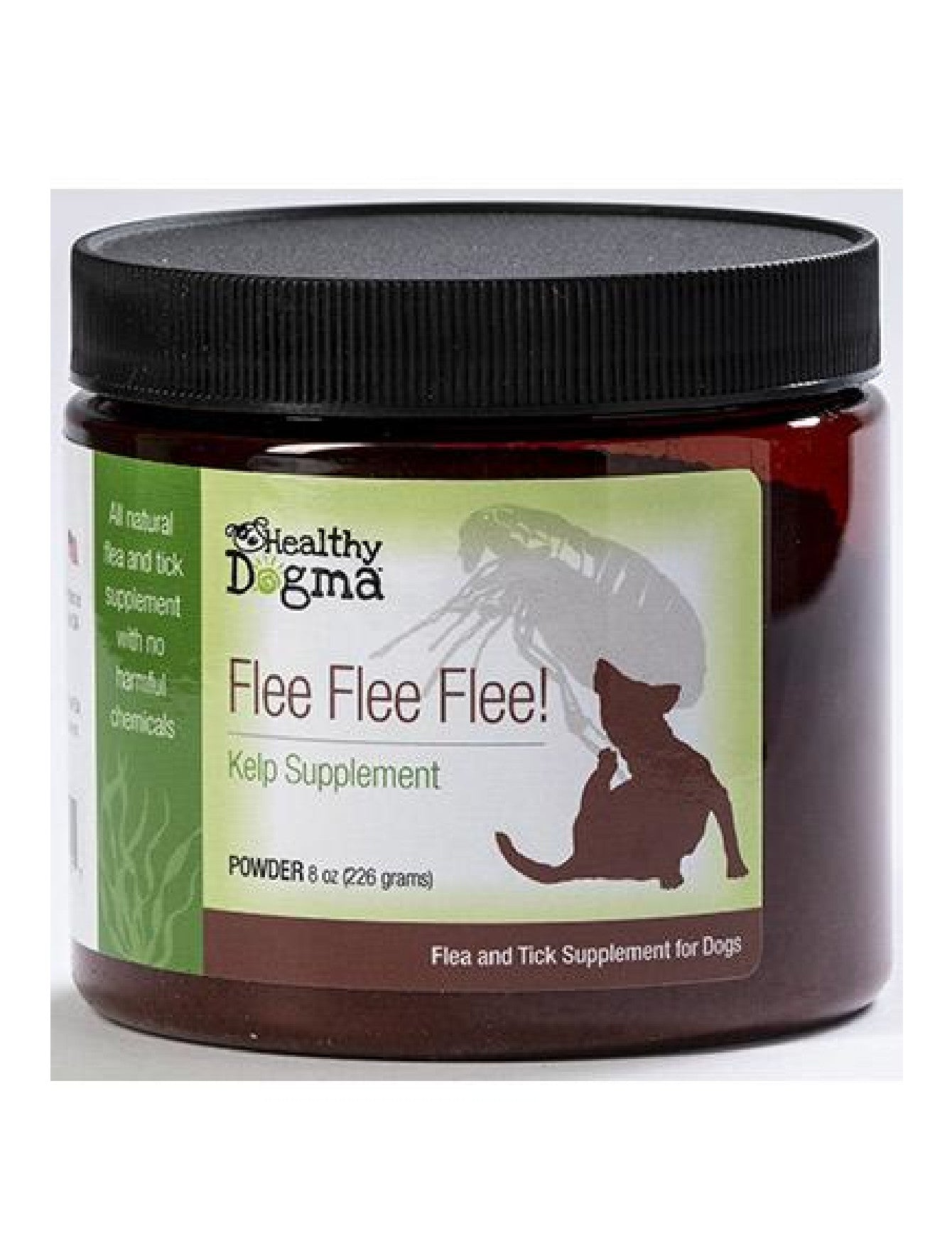 Healthy Dogma Flea & Tick Control Supplement for Dogs - 8oz | Natural Flea Prevention & Treatment | Supports Skin & Coat Health | Ideal for Outdoor & Active Dogs