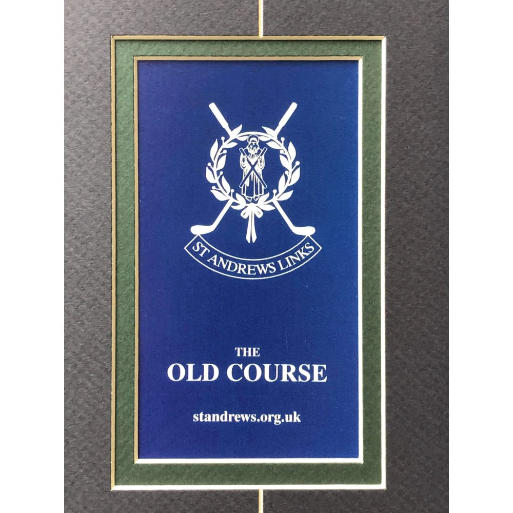 Authentic Jack Nicklaus 2005 British Open St. Andrews Old Course Framed Scorecard with COA - Golf Memorabilia for Office Decor & Sports Fan Gifts