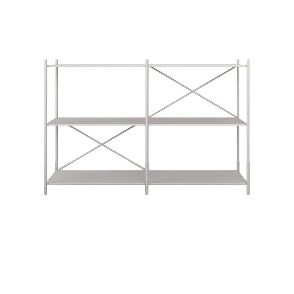 3-Tier Iron Side End Table - Multifunctional Storage Shelf Rack for Living Room, Bedroom, Bathroom & Kitchen - Sturdy 200 lb Capacity Console Table - Perfect as Sofa Side Table, Hallway Organizer - Available in 3 Colors & Sizes (Black, White, Walnut) - Ideal for Small Space Organization & Home Decor