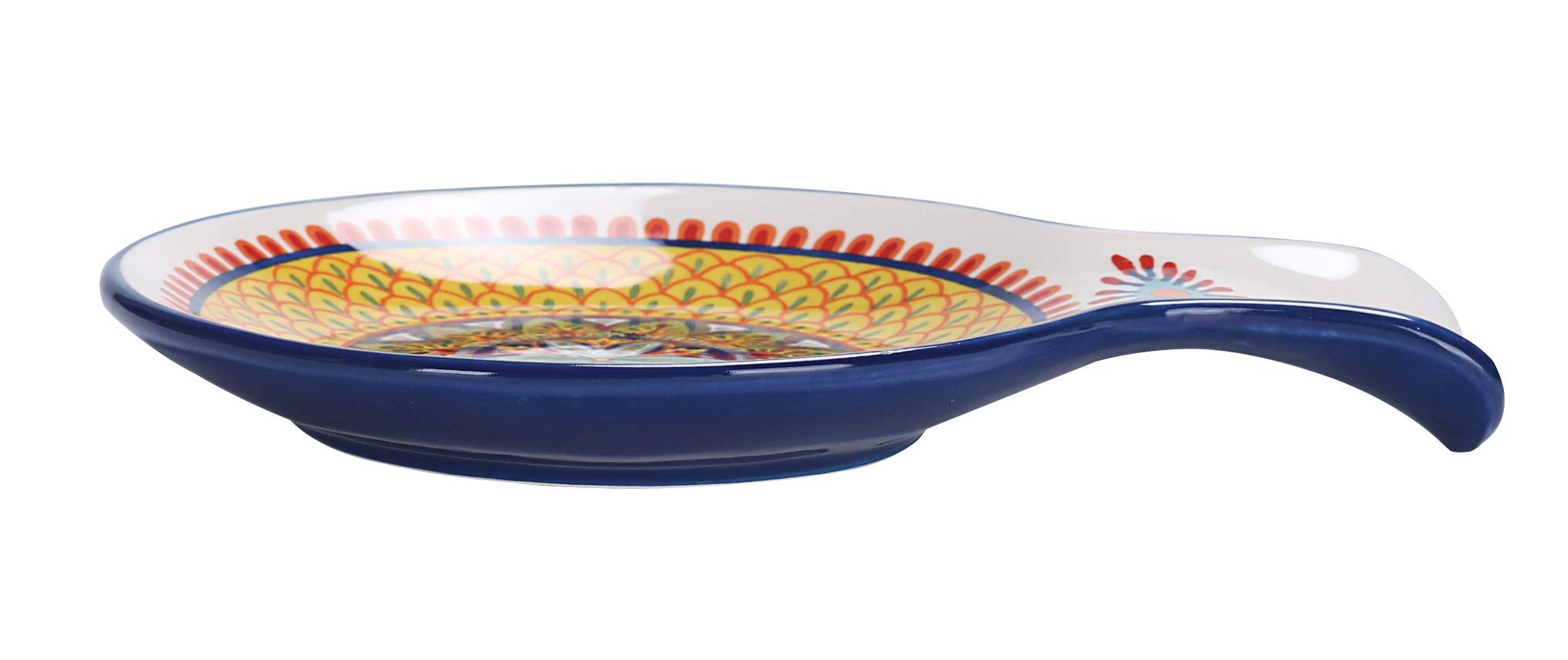 Bico Havana Ceramic Spoon Rest - Heat Resistant Kitchen Utensil Holder for Stove Top & Counter - Elegant Housewarming Gift - Dishwasher Safe - Perfect for Cooking, Serving & Home Decor