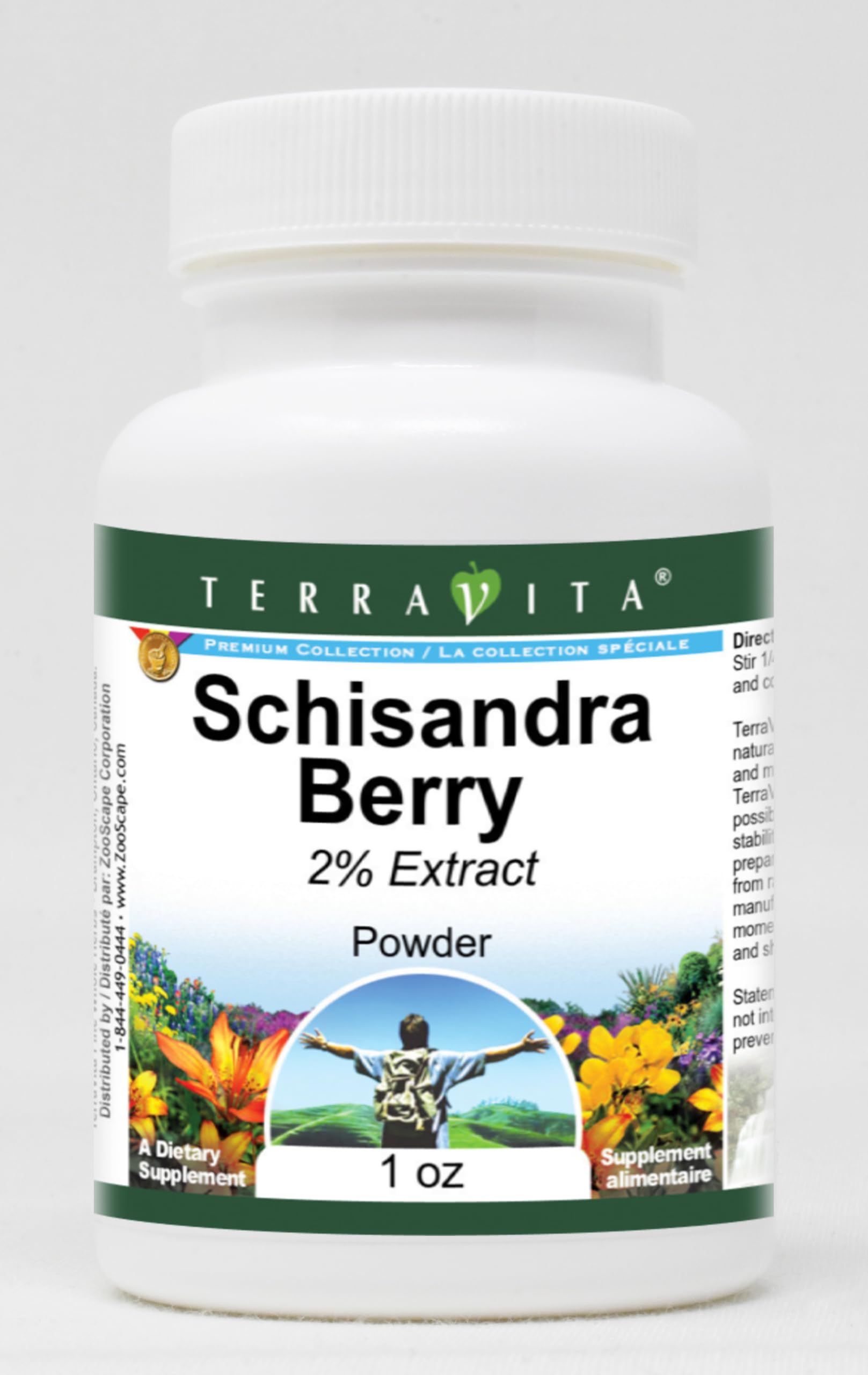 Premium Organic Schisandra Berry Powder 2% Extract (1 oz) - Natural Energy Booster & Stress Relief - Perfect for Smoothies, Teas, and Wellness Supplements