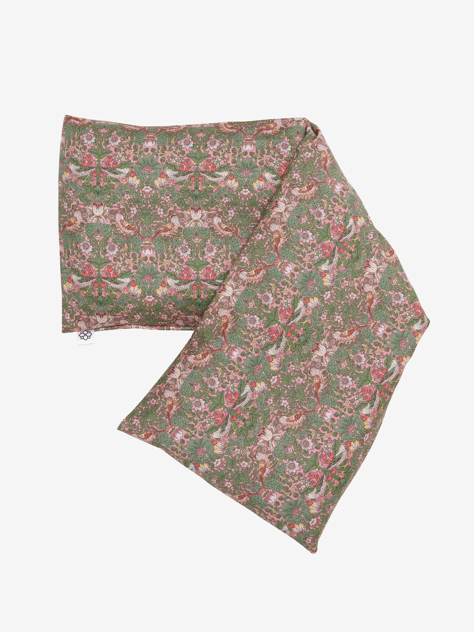 Spritz Wellness Liberty Print Aromatherapy Wheat Bag - Strawberry Thief Pink | Microwaveable Heat Therapy for Pain Relief & Relaxation | Perfect for Home, Office & Travel Use