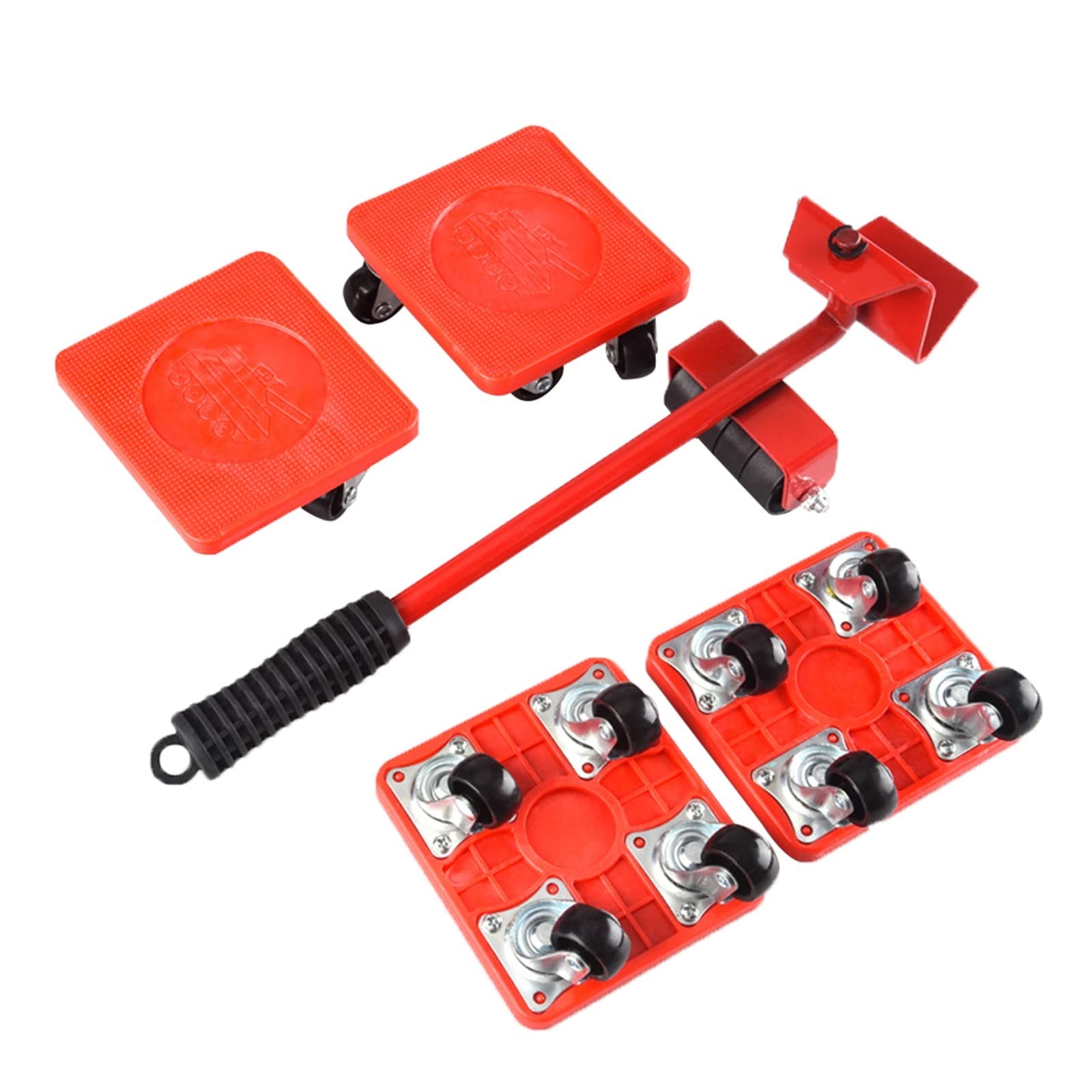 MGRAS 5-Piece Heavy Duty Furniture Sliders Set - Furniture Moving Tools with Wheels for Smooth Transport, Remover Rollers & Hand Tool Kit - Perfect for Moving Couches, Refrigerators & Heavy Furniture