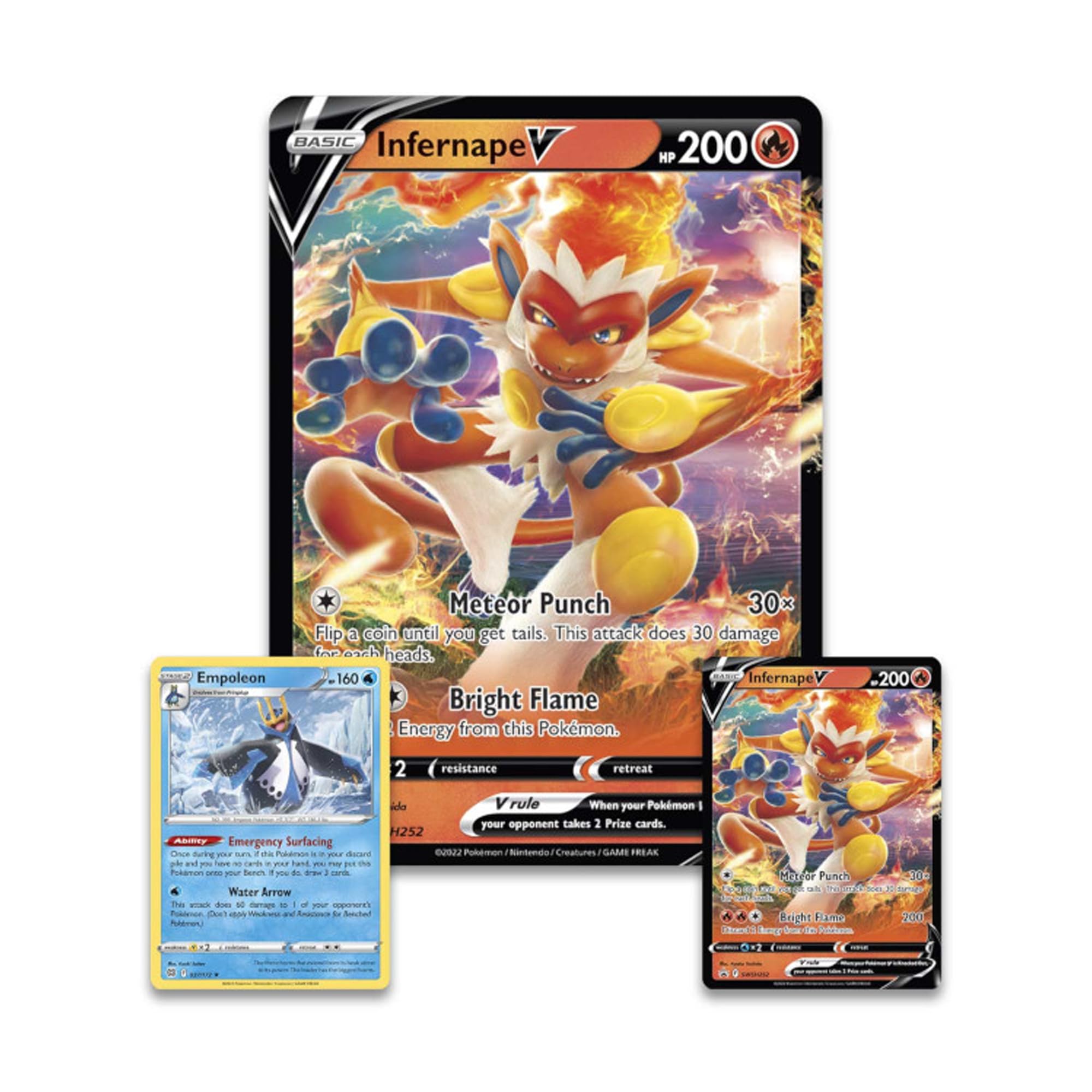 Pokemon Infernape V Trading Card Box - 36 Booster Packs, Exclusive Holo Card & Collectible Sleeves - Perfect for Battles, Gifts & Collectors