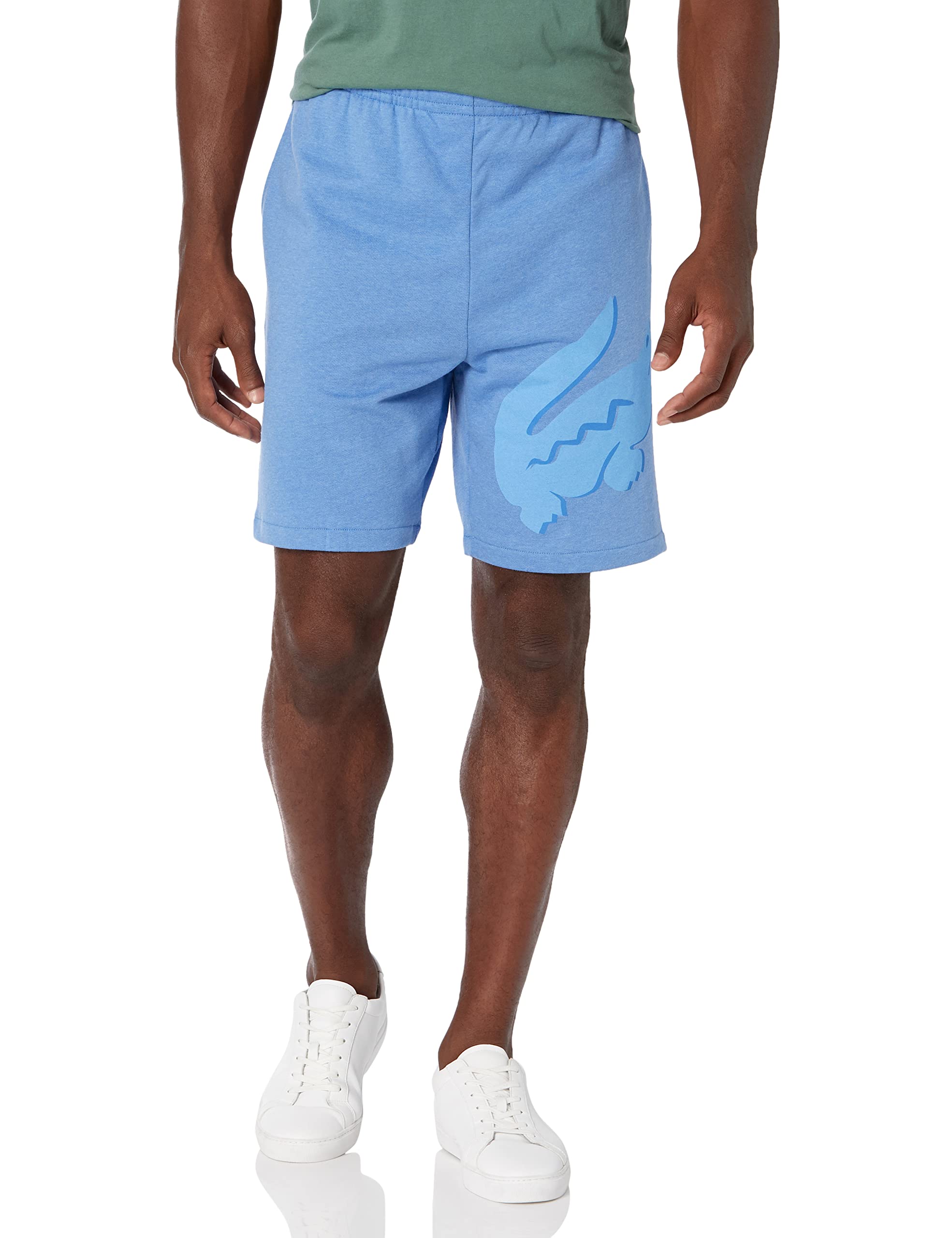 Lacoste Boys' Summer Fleece Shorts with Crocodile Logo - Comfortable Cotton Shorts for Kids, Perfect for Playtime, Beach & Summer Outings