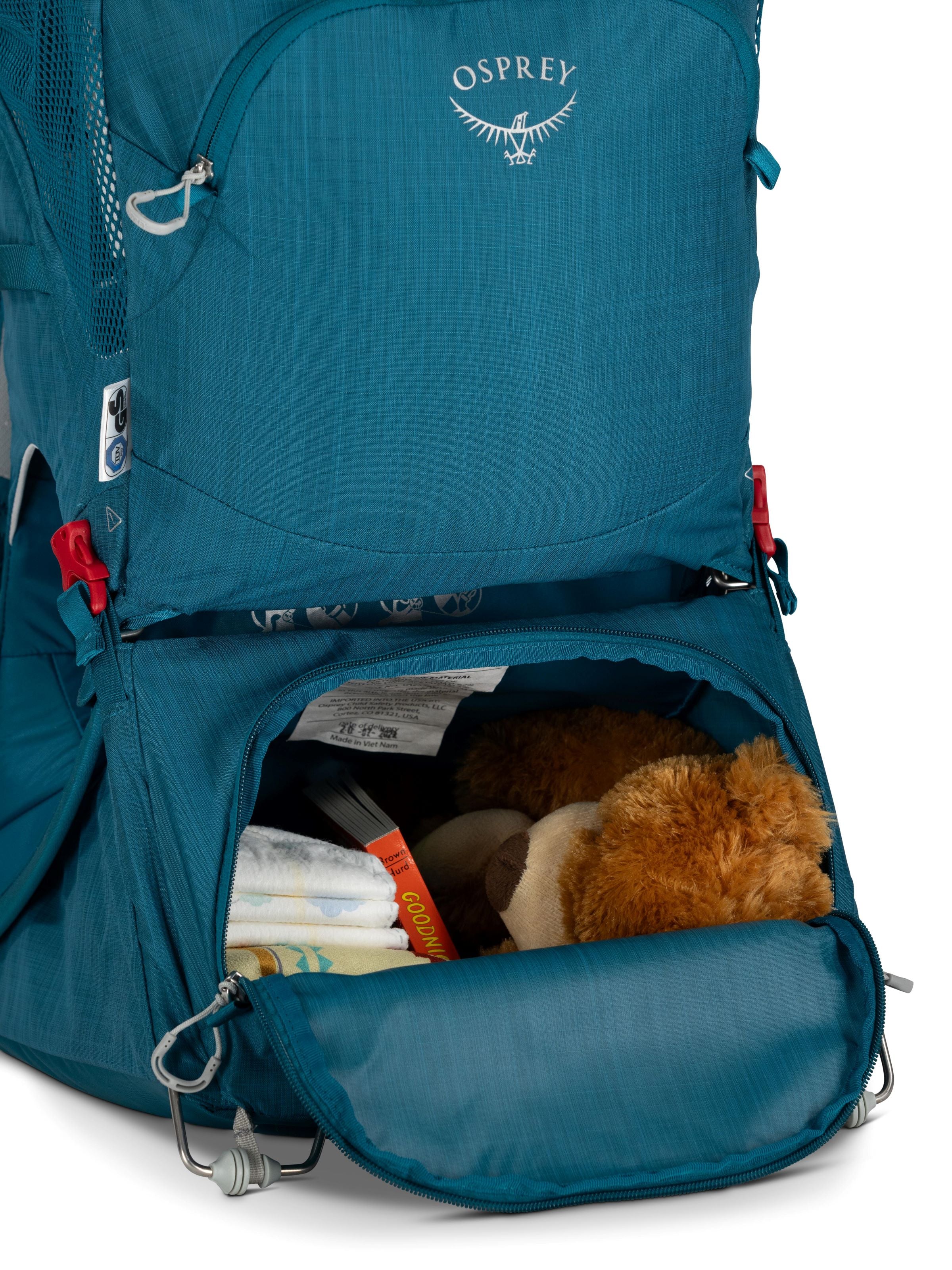 Osprey Poco SLT Child Carrier Backpack - Lightweight Hiking Baby Carrier for Outdoor Adventures, Travel & Camping - Ergonomic Design for Parents & Comfort for Kids