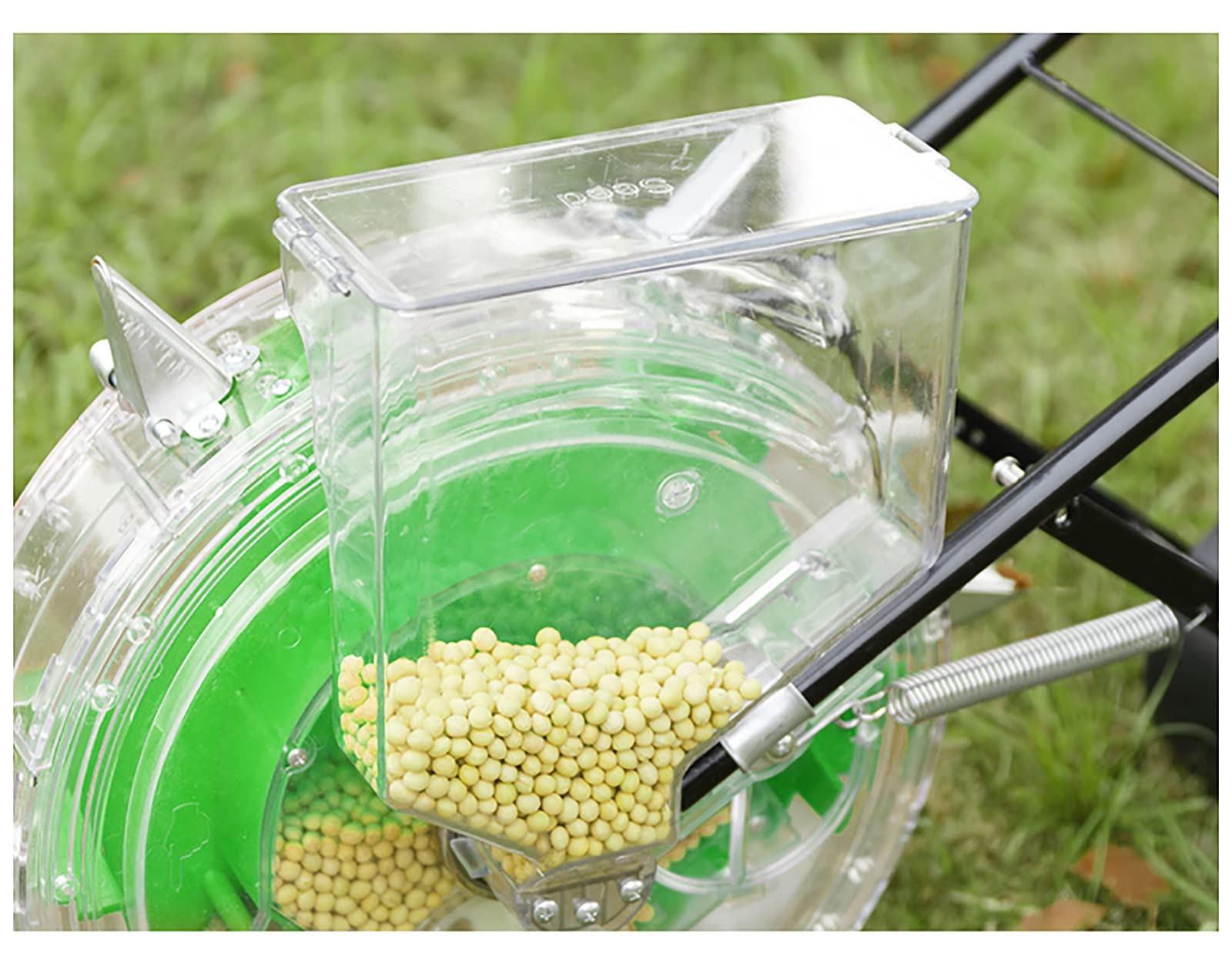 DYRABREST Manual Handheld Seeder - Precision Garden Seed Planter for Peanuts, Corn, Beans (3-15mm Seeds) | Roller Seeding Tool for Outdoor Farming, Home Gardening & Lawn Care