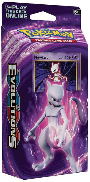 Pokemon TCG Evolutions Theme Deck - Mewtwo Mayhem | Collectible Card Game for Battles & Trading | Perfect for Tournaments & Game Nights