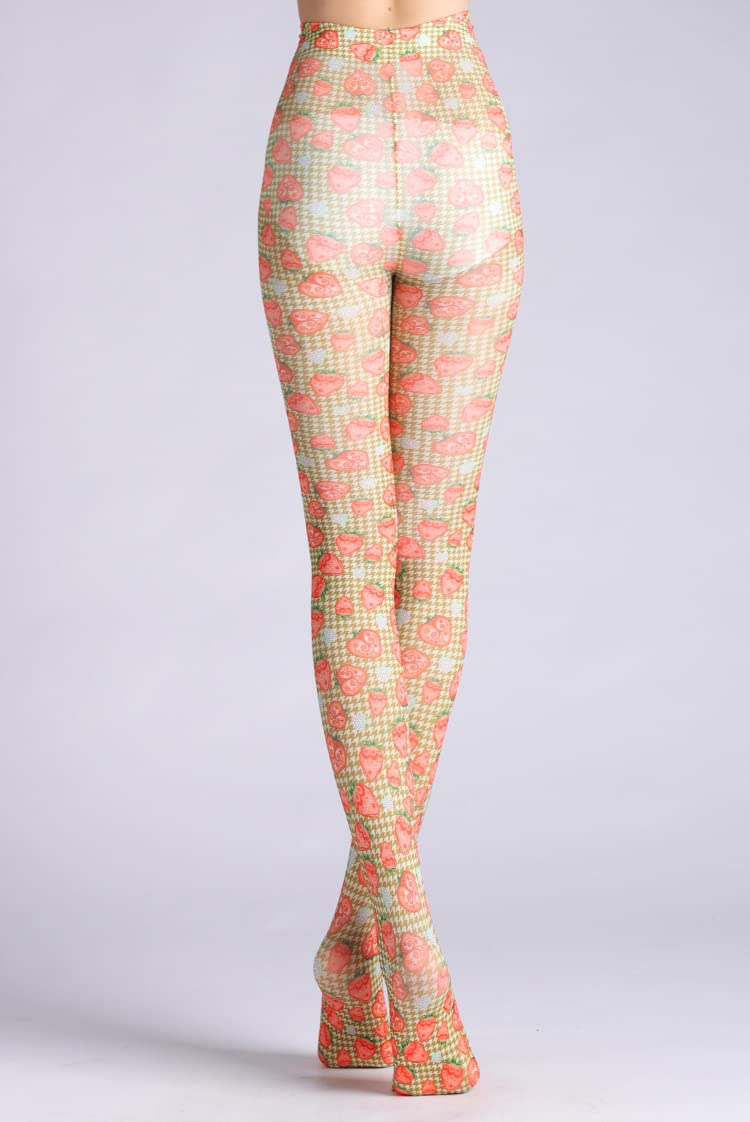 Sahabowi Women's Opaque High Waist Tights - Vintage Control Top Pantyhose for Everyday Wear, Work & Special Occasions