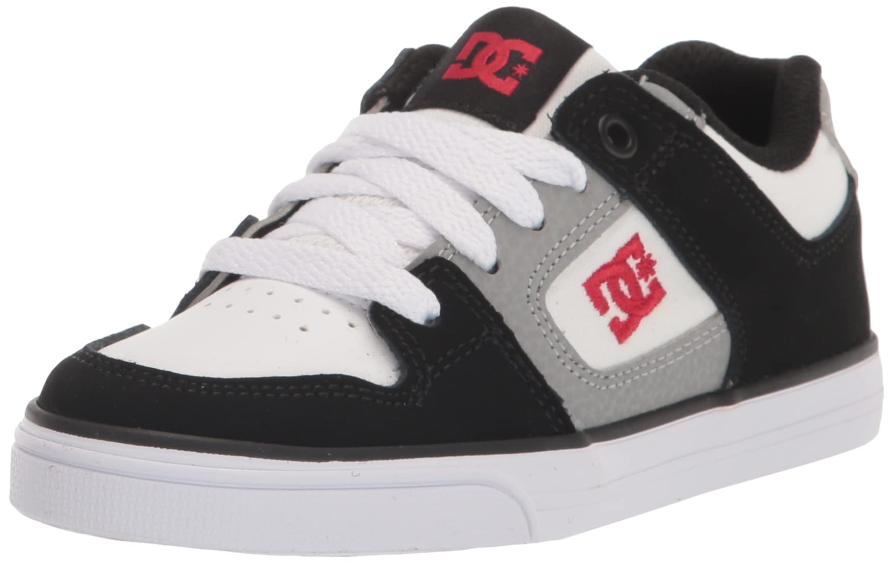 DC Unisex Kids Pure Skate Shoes for Boys & Girls - Comfortable & Durable for Skateboarding, School & Casual Wear