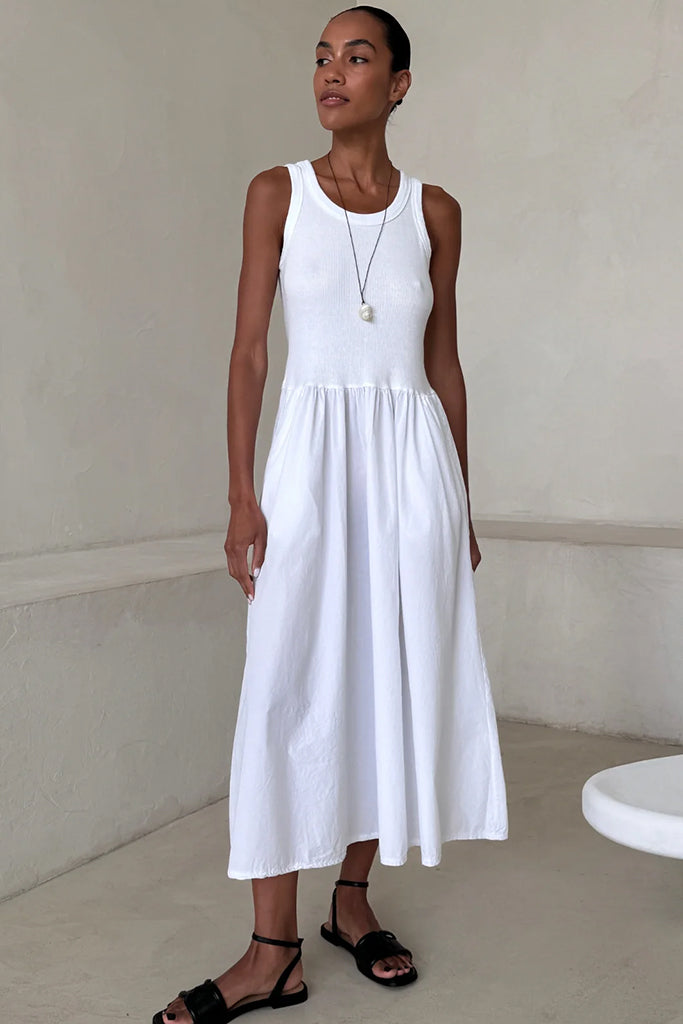 Charli Marnie Dress - Elegant White Summer Dress for Women | Perfect for Weddings, Parties & Casual Outings