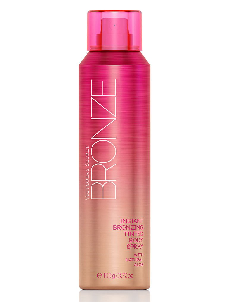 Victoria's Secret Bronze Instant Bronzing Tinted Body Spray - Sun-Kissed Glow for Summer | Self-Tanning Mist for Legs, Body & Face | Perfect for Beach Days, Vacations & Special Occasions