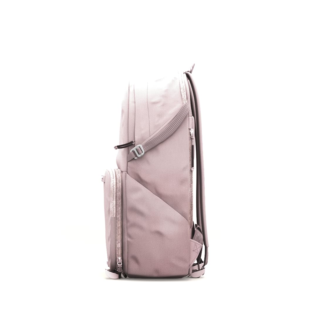 BREVITE The Jumper 18L Compact Camera Backpack for Photographers - Lightweight DSLR & Laptop Travel Backpack with Padded Compartment (Blush Pink) - Perfect for Hiking, City Exploration & Airplane Carry-On