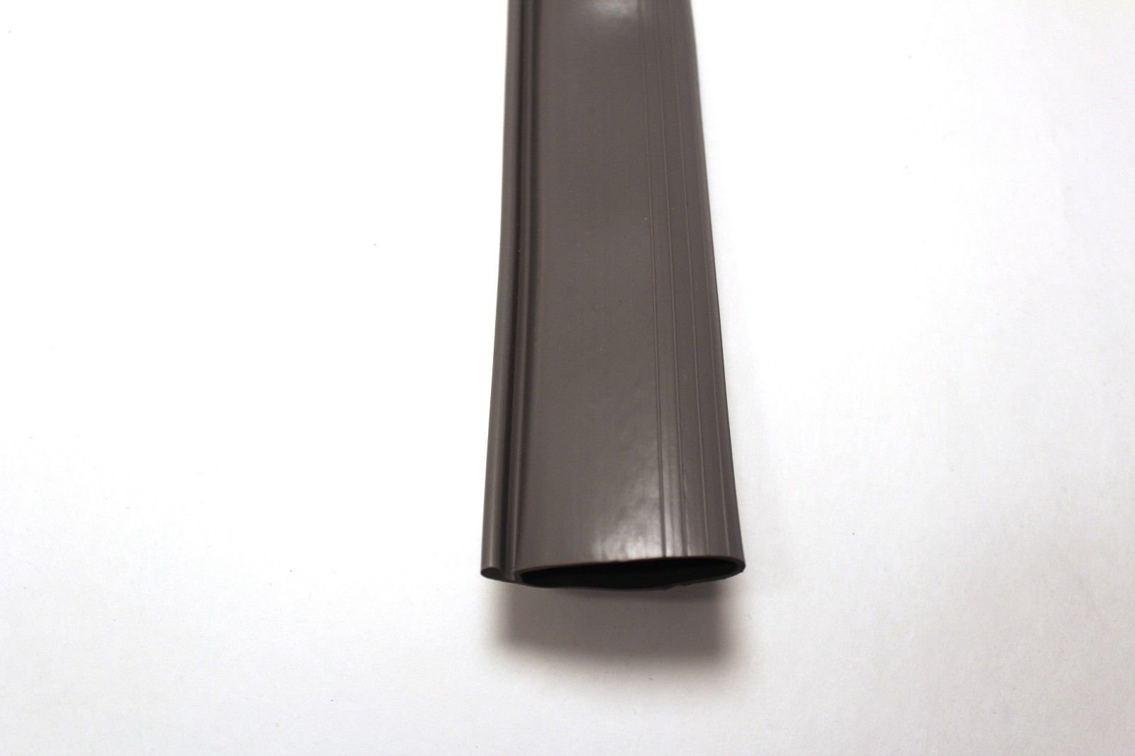 Grey PVC Garage Door P-Bulb Bottom Weather Seal - Compatible with 16' Wide Series 180, 280, 390 Doors - Durable Weatherproofing for Home & Commercial Garages